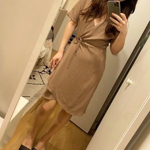 Work chic wrap dress